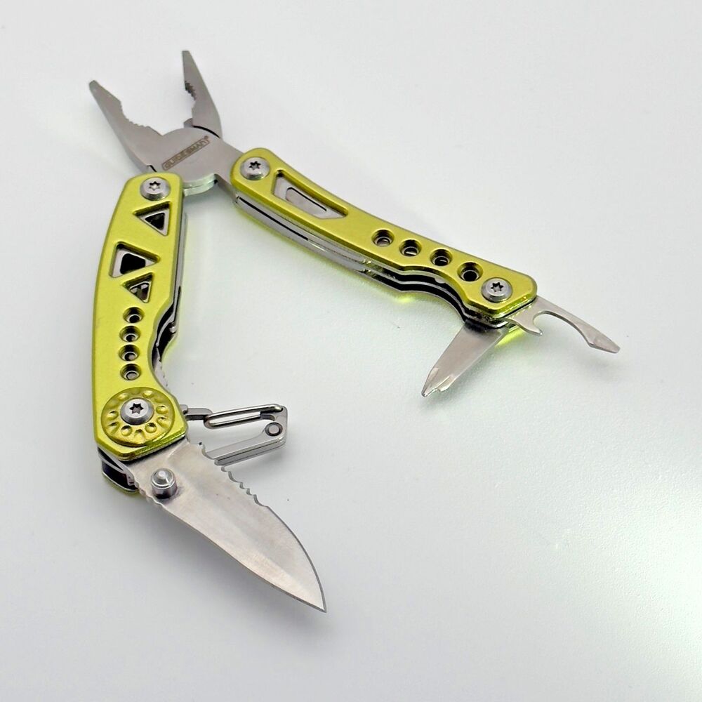 Guidesman Mini Multitool Knife Pliers | Pocket EDC Camping Keychain Tool